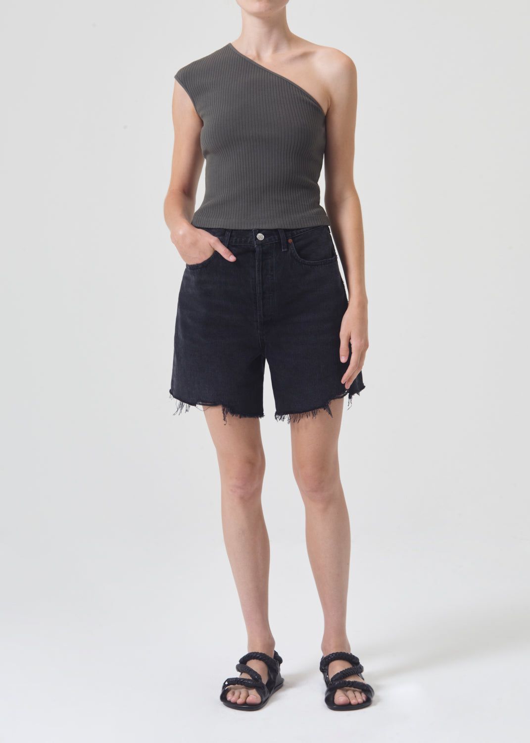 Short Agolde Stella High Rise Short Femme Gone | NMYCO-0352