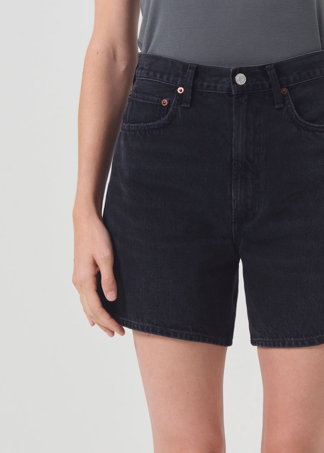 Short Agolde Stella High Rise Short Femme Bat | QJPGM-1736