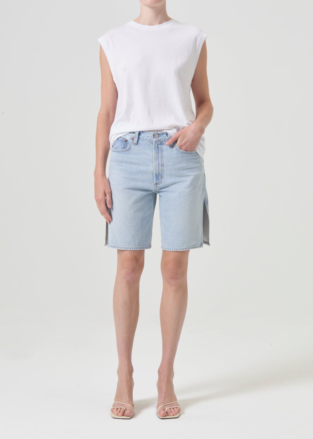 Short Agolde Vida High Rise Short Femme Fragment | BMEPN-1423