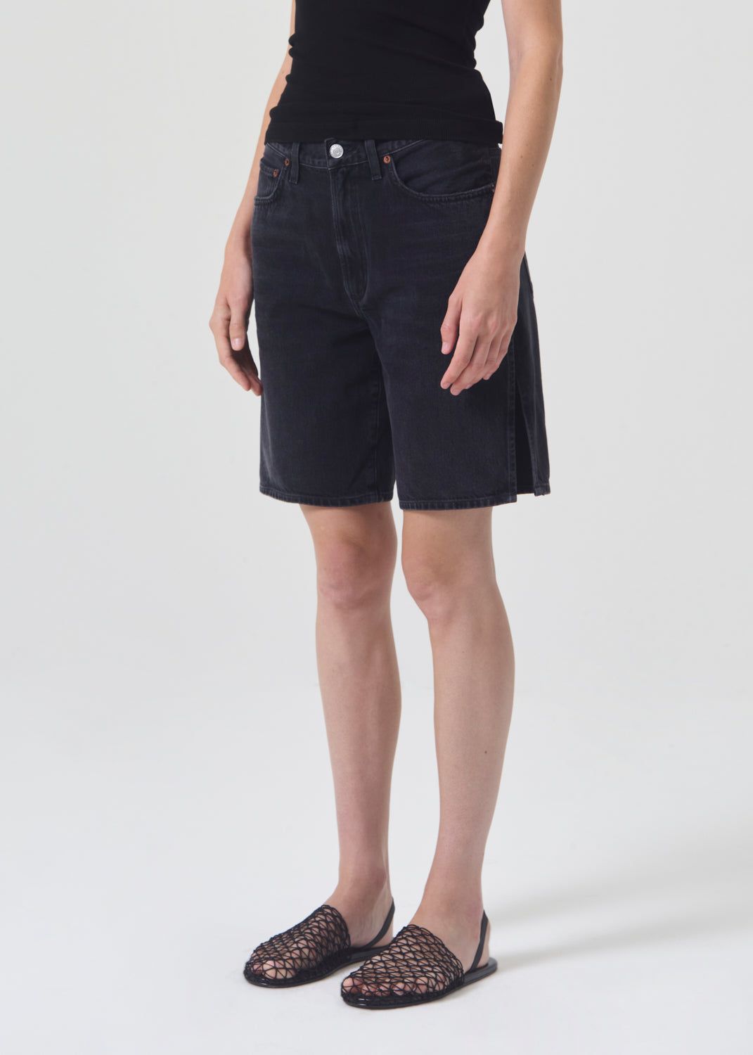 Short Agolde Vida High Rise Short Femme Hitch | XFOPD-9678