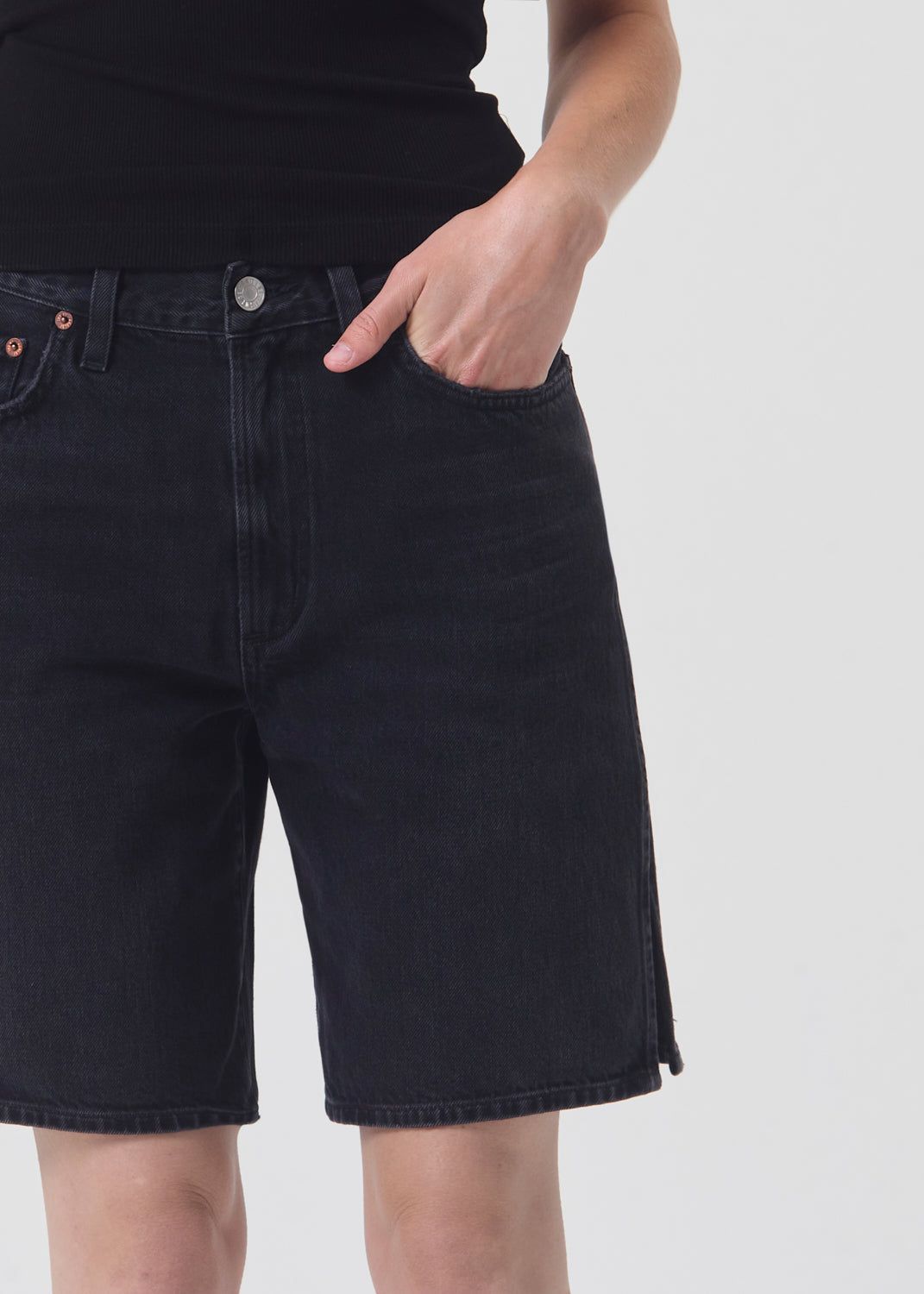Short Agolde Vida High Rise Short Femme Hitch | XFOPD-9678