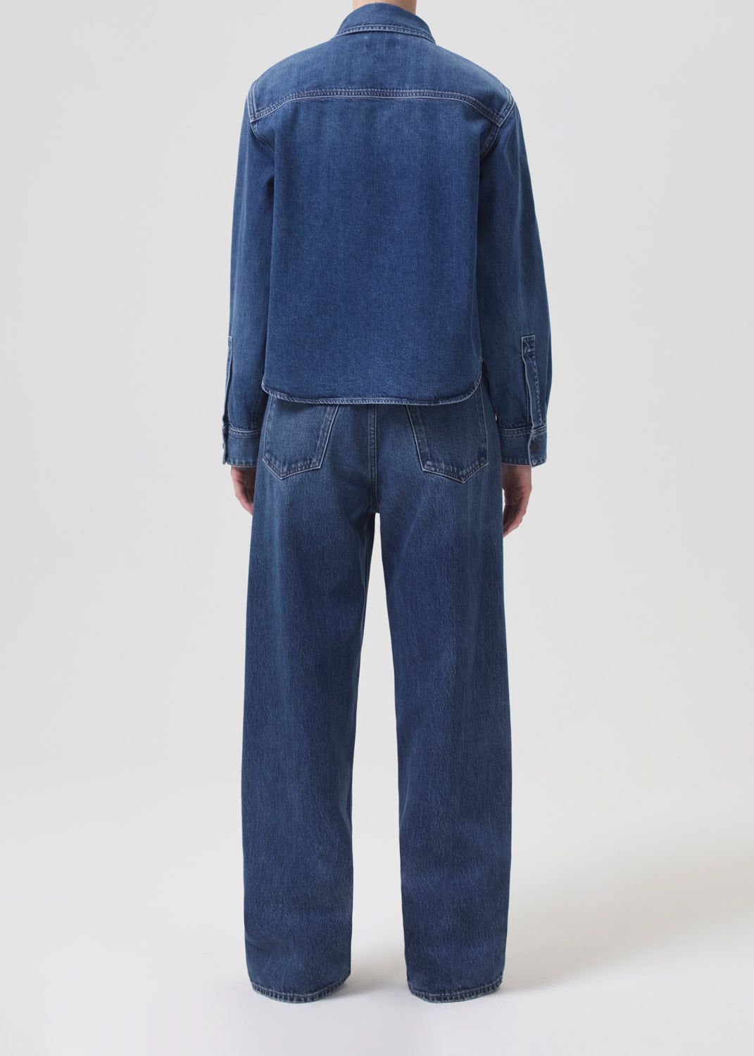 Vestes Agolde Beck Shirt Jacket Femme Believe | KUMPJ-9341
