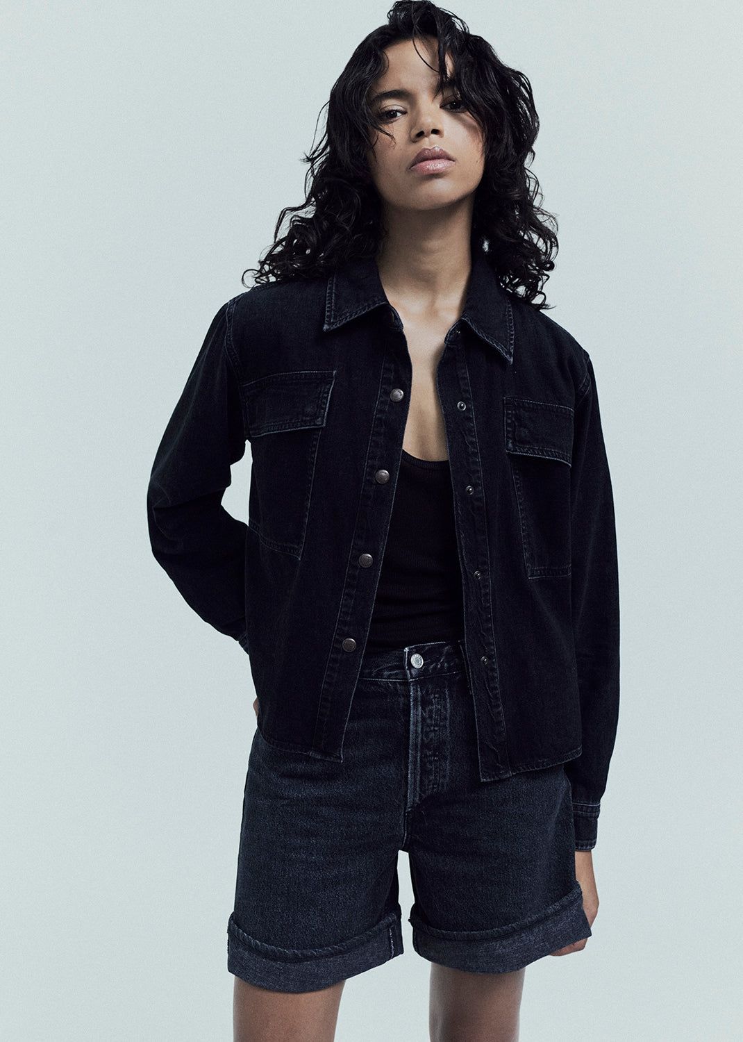 Vestes Agolde Beck Shirt Jacket Femme Intense | QMFXV-5204