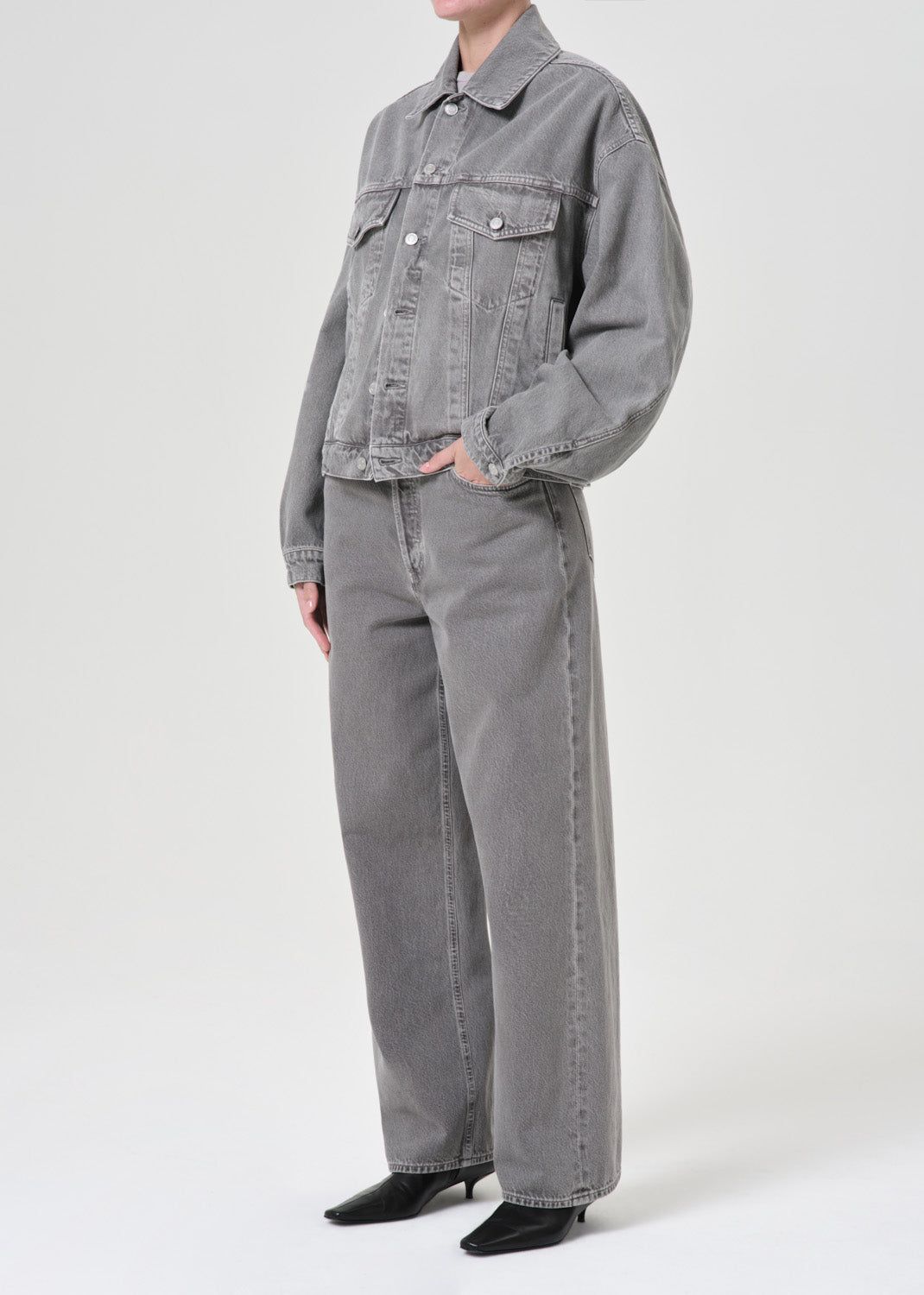 Vestes Agolde Dalton Balloon Jacket Femme Dollar | JBPNG-6104