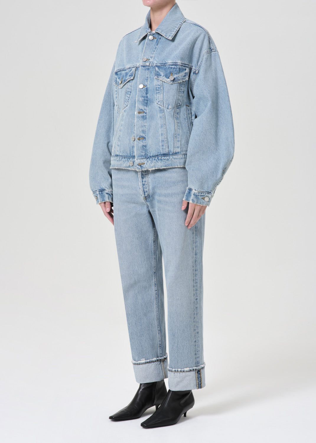 Vestes Agolde Dalton Balloon Jacket Femme Soul | YCTGI-5902