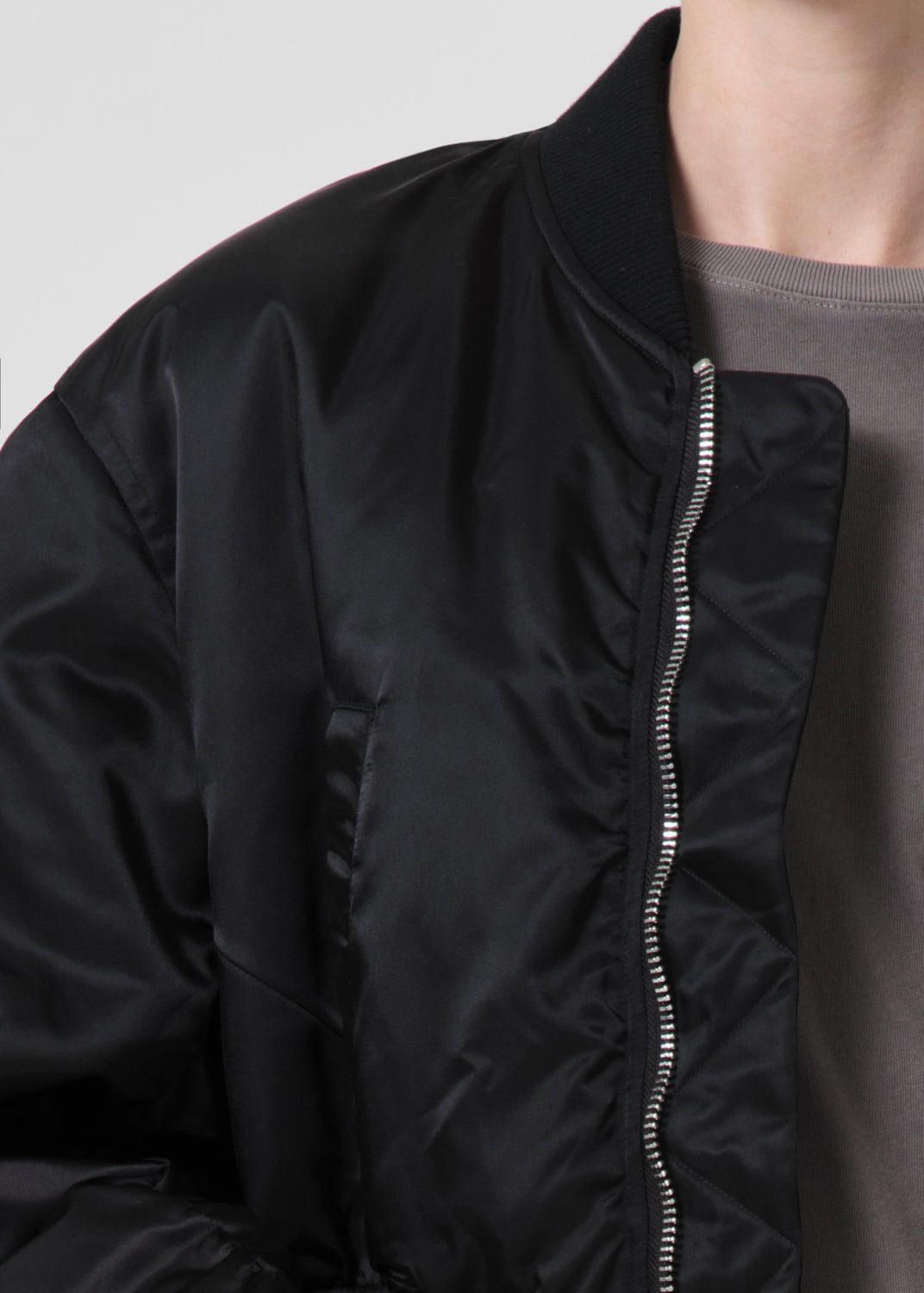 Vestes Agolde Jett Bomber Jacket Femme Noir | OTRSG-2487