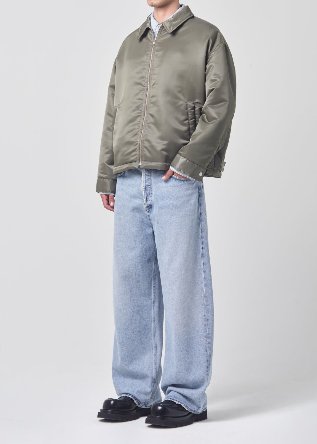 Vestes Agolde Radcliffe Jacket Homme Techno | ZRMDE-0421