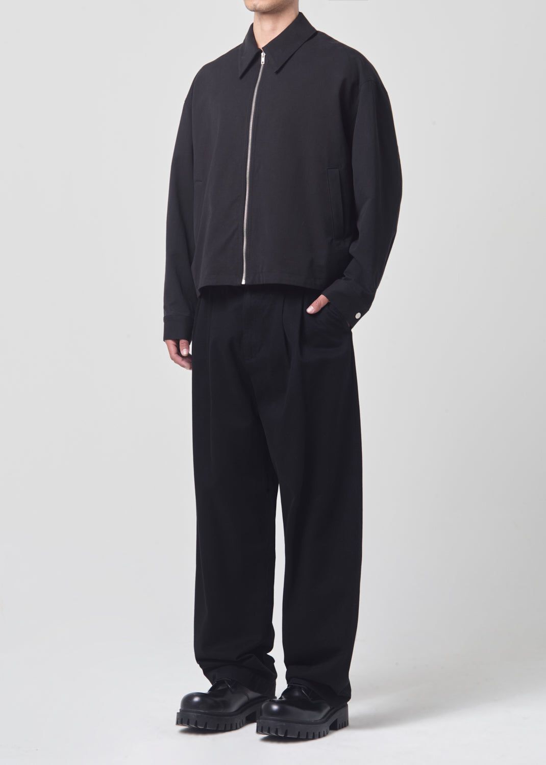 Vestes Agolde Saville Jacket Homme Noir | UQOVA-6358