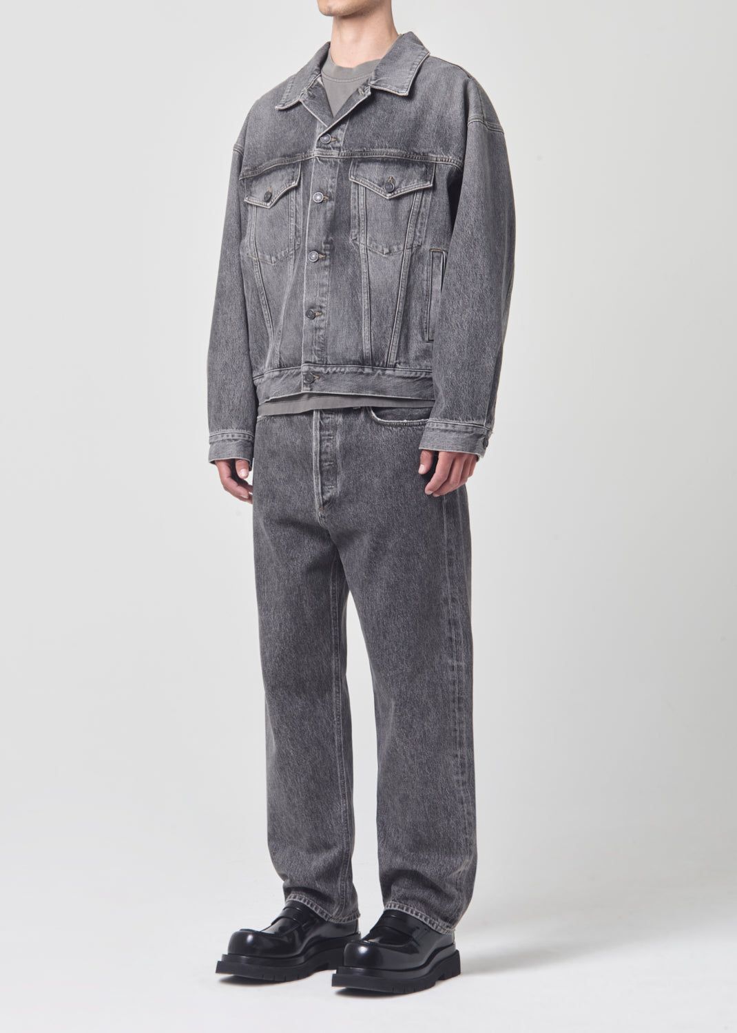 Vestes Agolde Stefano Jean Jacket Homme Fresh | YROSJ-5406